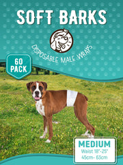 Disposable Male Wrap Dog Diapers - FurryPawsome