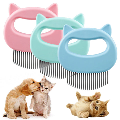 Pet Massage Brush Pet Grooming Massage Tool To Remove Loose Hairs - FurryPawsome