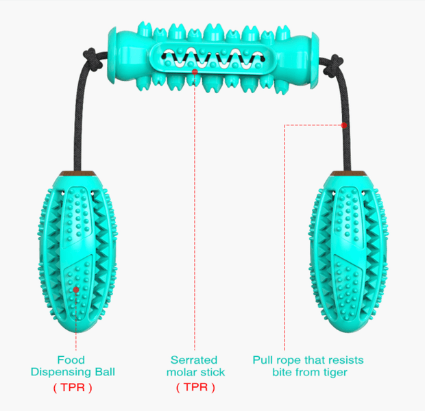 Dog Rubber Chew Toy - FurryPawsome