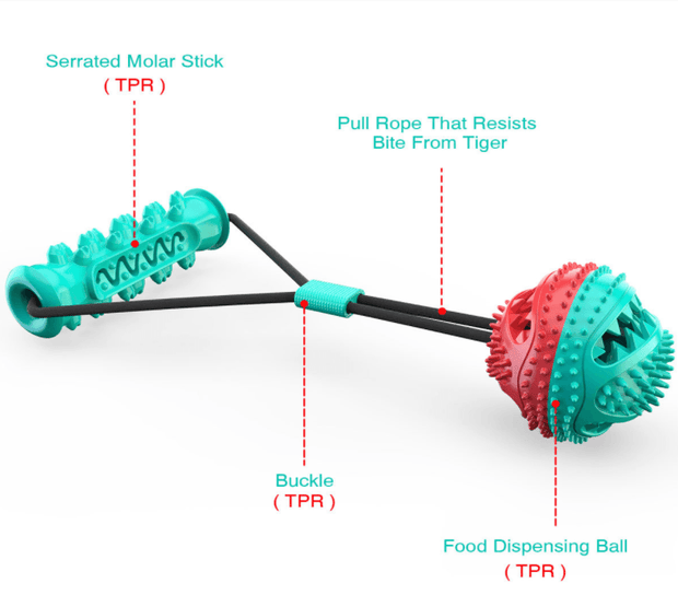 Dog Rubber Chew Toy - FurryPawsome