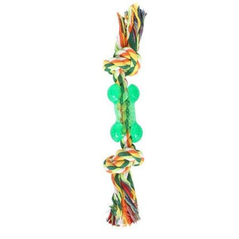 Color Weave Rope Ball Dog Chewing Toy - FurryPawsome