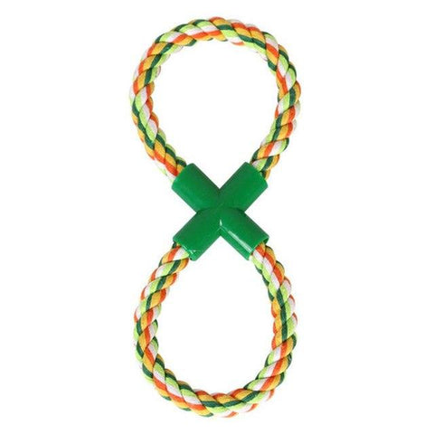 Color Weave Rope Ball Dog Chewing Toy - FurryPawsome