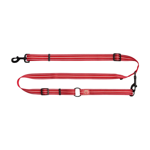 Red Reflective Dog Leash - FurryPawsome