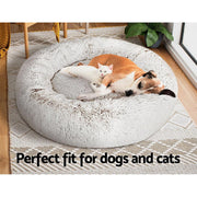 Large Plush Dog And Cat Bed - FurryPawsome