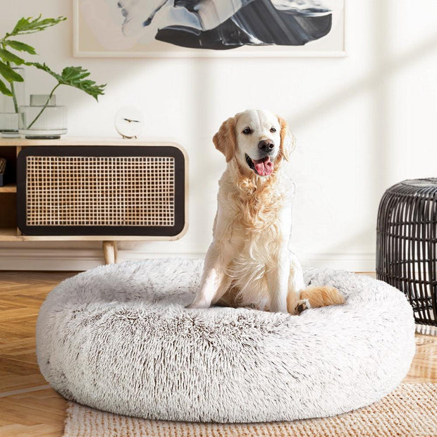 Large Plush Dog And Cat Bed - FurryPawsome