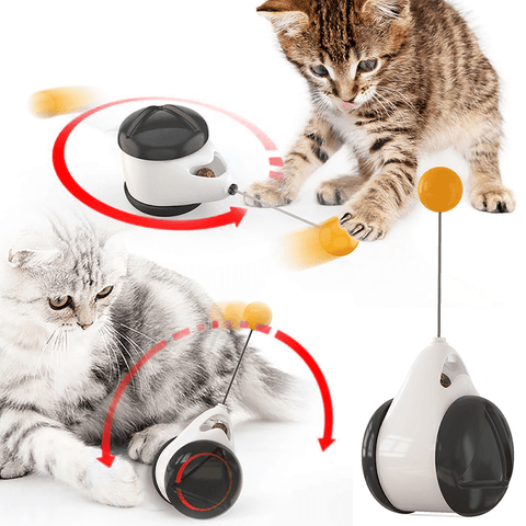 Balanced Wheel Swinging Ball Cat Toy - FurryPawsome